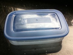 Oude lunchbox