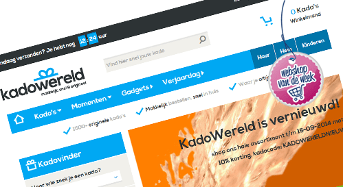 Webshop van de week: Kadowereld