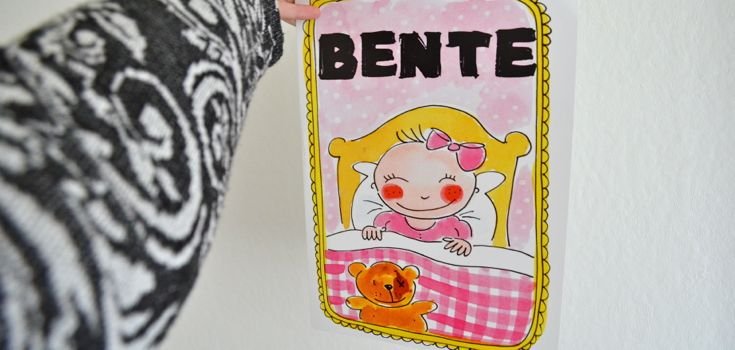 Kraamcadeau met naam van de baby scoort altijd